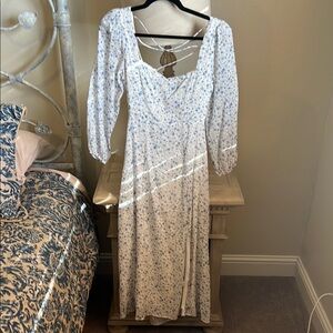 Floral Long Sleeve Maxi Dress